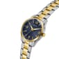 Mens Guess Two-Tone Indigo Sunray Dial Analog Watch - GW0965G4 - image 5