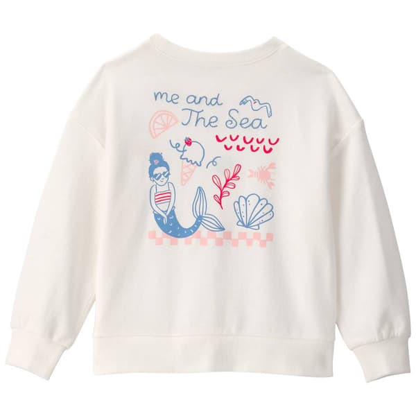 Toddler Girl Carter''s Ahoy There Mermaid Ls P/O Sweatshirt