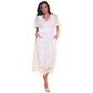 Womens Rabbit Rabbit Rabbit Capelet Overlay Burnout Midi Dress - image 1