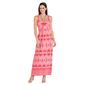 Womens R&M Richards Coral & Pink Maxi Dress - image 1