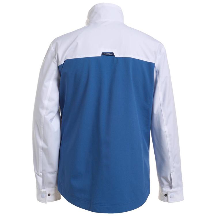 Mens Nautica Color Block Stretch Golf Jacket
