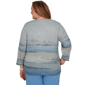 Plus Size Alfred Dunner Provence 3/4 Sleeve Watercolor Floral Tee - image 2