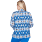Plus Size Alfred Dunner Barcelona Geometric Two In One Blouse - image 2