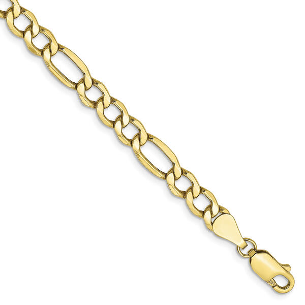 Mens Gold Classics&#40;tm&#41; 10kt. 5.35mm 8in. Figaro Chain Bracelet - image 
