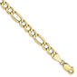 Mens Gold Classics&#40;tm&#41; 10kt. 5.35mm 8in. Figaro Chain Bracelet - image 1