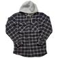 Young Mens Quiksilver Kofi Sherpa Lined Hooded Jacket - Iron - image 1