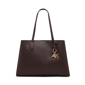 Anne Klein Bonded Dbl Cmp Tote W/Charm $102 - image 1
