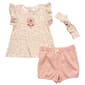 Baby Girl (12-24M) Adley & Hudson Floral Top & Short Set - image 1