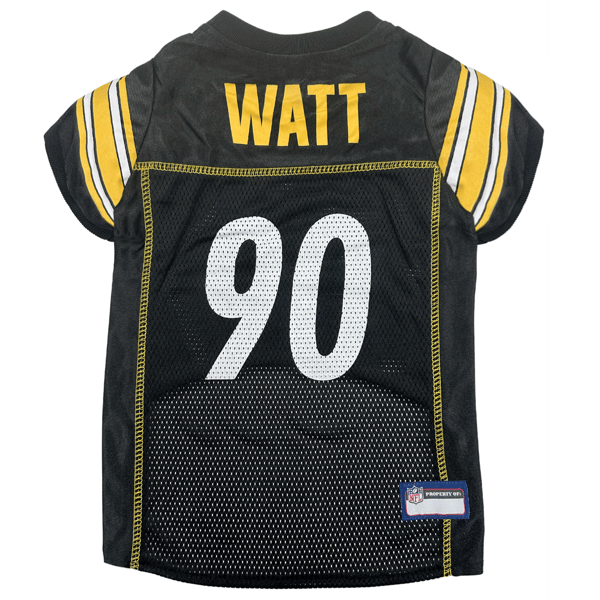 NFLPA Pittsburgh Steelers TJ Watt Pet Jersey - image 