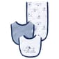 Baby Boy Little Me Puppy Toile Bib and Burp Cloth Set - image 1
