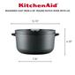 KitchenAid® Seasoned Cast Iron Dutch Oven Casserole Pot - image 8