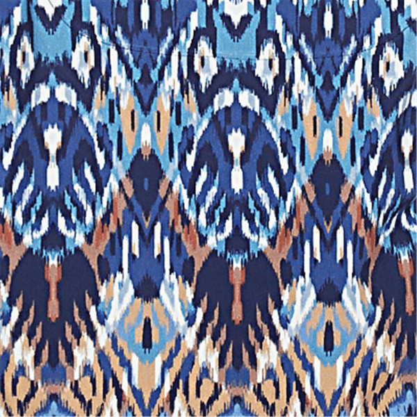 Plus Size Alfred Dunner Summer Solstice Ikat Diamond Blouse