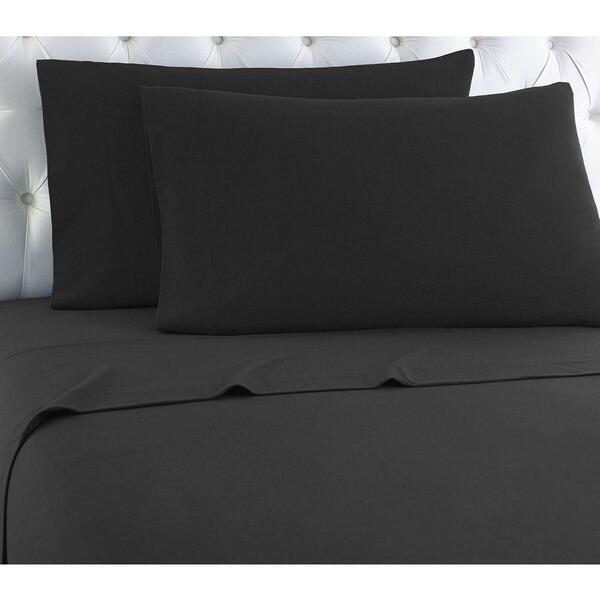 Micro Flannel(R) Charcoal Sheet Set - Twin/XL - image 