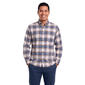 Mens Jackson Hole Flannel Shirt - Light Blue/Tan - image 1