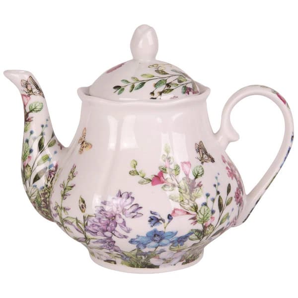 Home Essentials Fragrant Garden Chintz 37oz.Teapot - image 