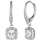 Anne Klein Silver-Tone & Crystal Drop Earrings - image 1