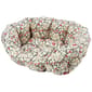Pooch Pen Floral Scroll Paw Print Cuddler Pet Bed - image 1