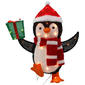 Pre-Lit Penguin with Stocking Hat & Scarf Sculpture - image 1