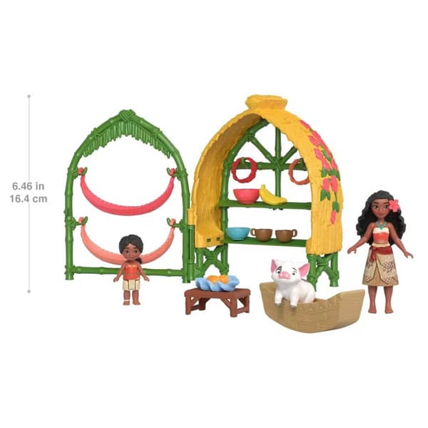 Mattel&#174; Disney Moana 2 Moana & Simea Village Home Playset