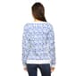 Womens White Mark Leopard Sweater - image 2