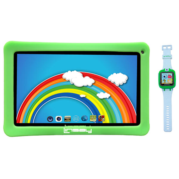 Kids Linsay 10in. Tablet and Smart Watch Bundle - image 