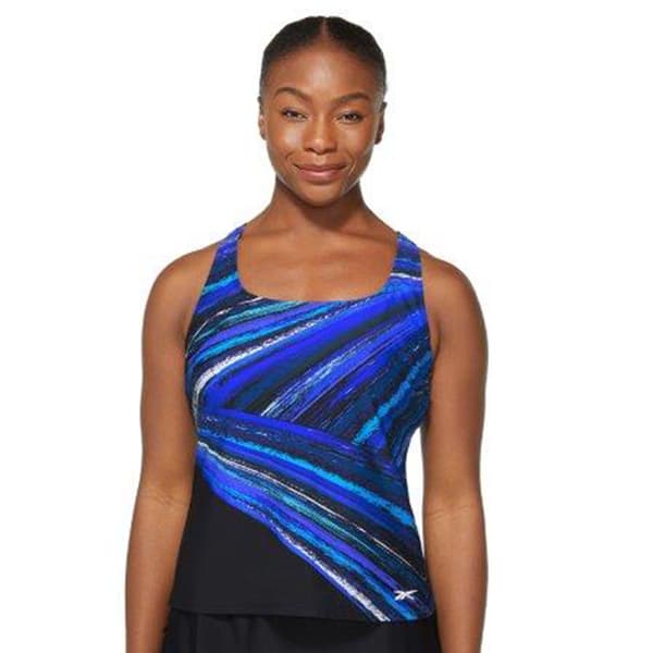 Womens Reebok Ocean Mist Racerback Tankini Swim Top