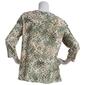 Plus Size Emily Daniels 3/4 Sleeve Print Jacquard Knit Tunic Top - image 2