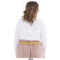 Juniors Plus Bethany Tie Front Casual Button Down - image 2