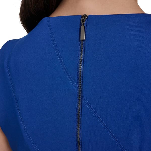 Womens Calvin Klein Sleeveless Crepe Sheath Dress