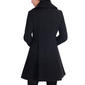 Womens Kensie Single Breasted Fit & Flare Faux Wool Coat - image 2