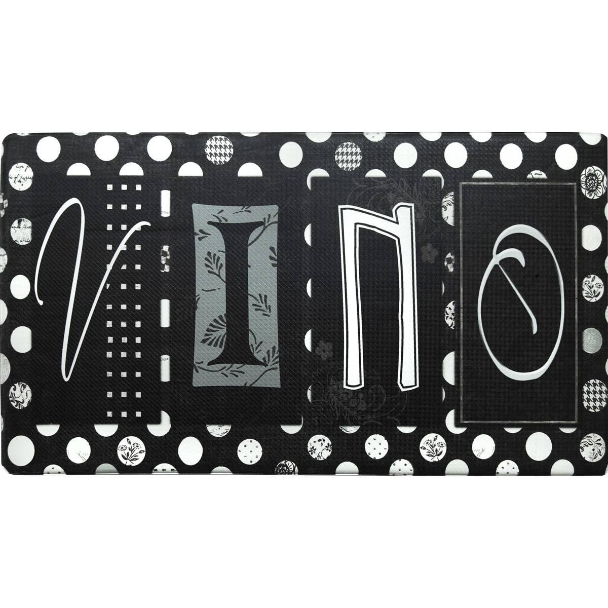J&V Textiles Cloud Comfort Anti-Fatigue Vino Kitchen Mat