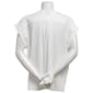 Womens Bobeau Short Sleeve Solid Pleated Front Blouse - image 2