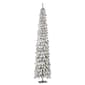 Puleo International 7ft. Pre-Lit Flocked Alpine Christmas Tree - image 1