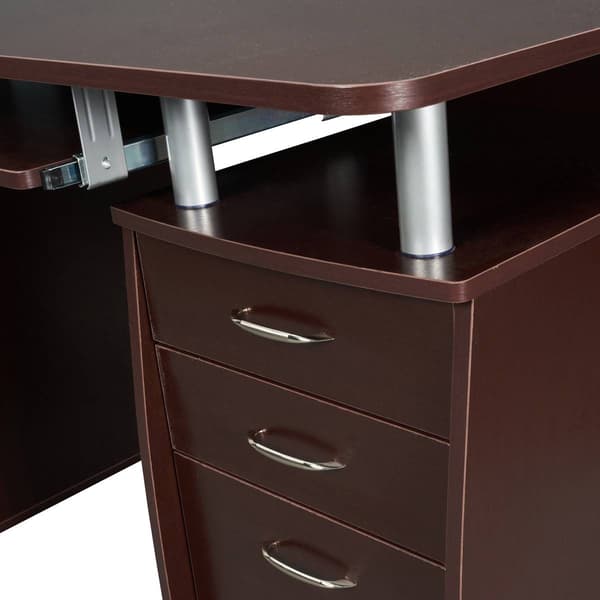 Techni Mobili Complete Workstation Computer Desk w/ Storage