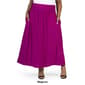 Plus Size 24/7 Comfort Apparel Foldover Waist A-Line Maxi Skirt - image 8