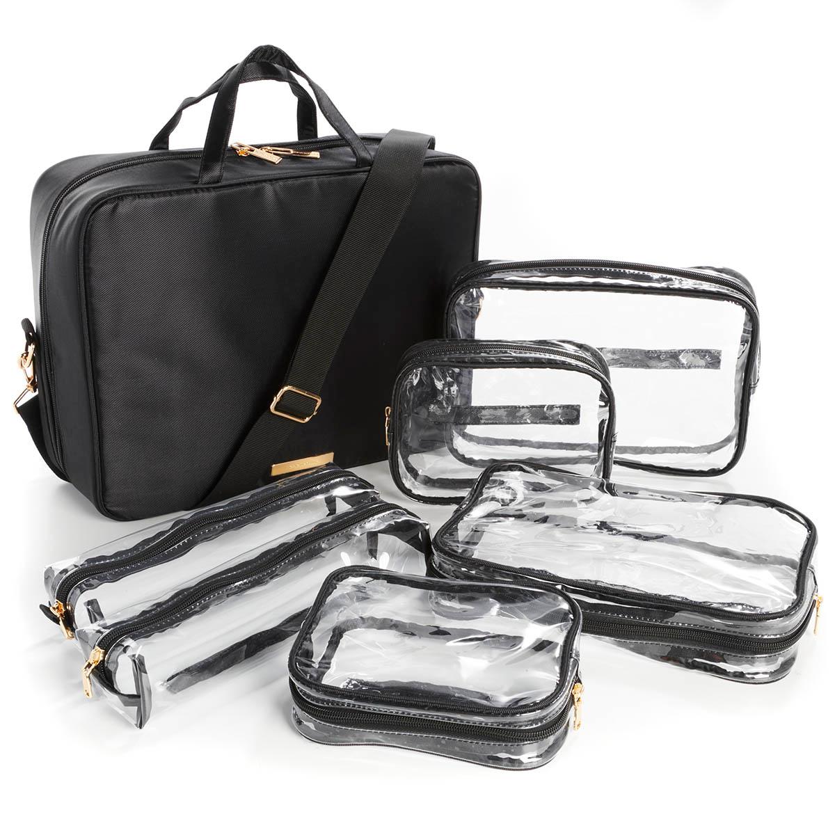 Conair(R) Tartan + Twine 7pc. Deluxe Weekender Cosmetic Case