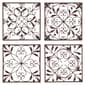 9th & Pike&#40;R&#41; Rustic Style Square Floral Wall Decor - Set of 4 - image 1
