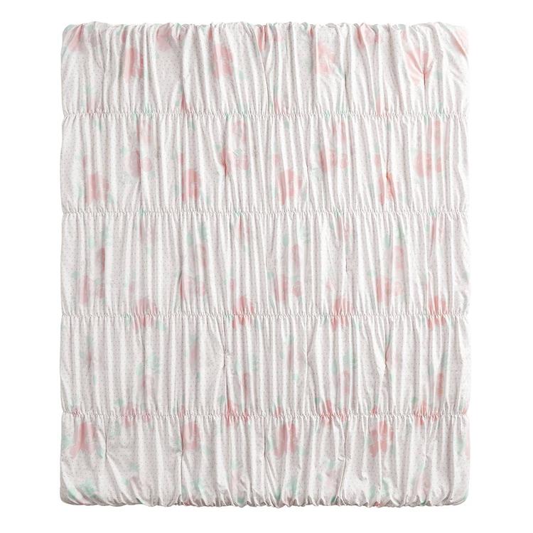 Alex &amp; Bella Tabitha Smocked Microfiber Comforter Bedding Set