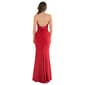 Juniors Crystal Doll Rhinestone X-Back Sheath Dress - image 2