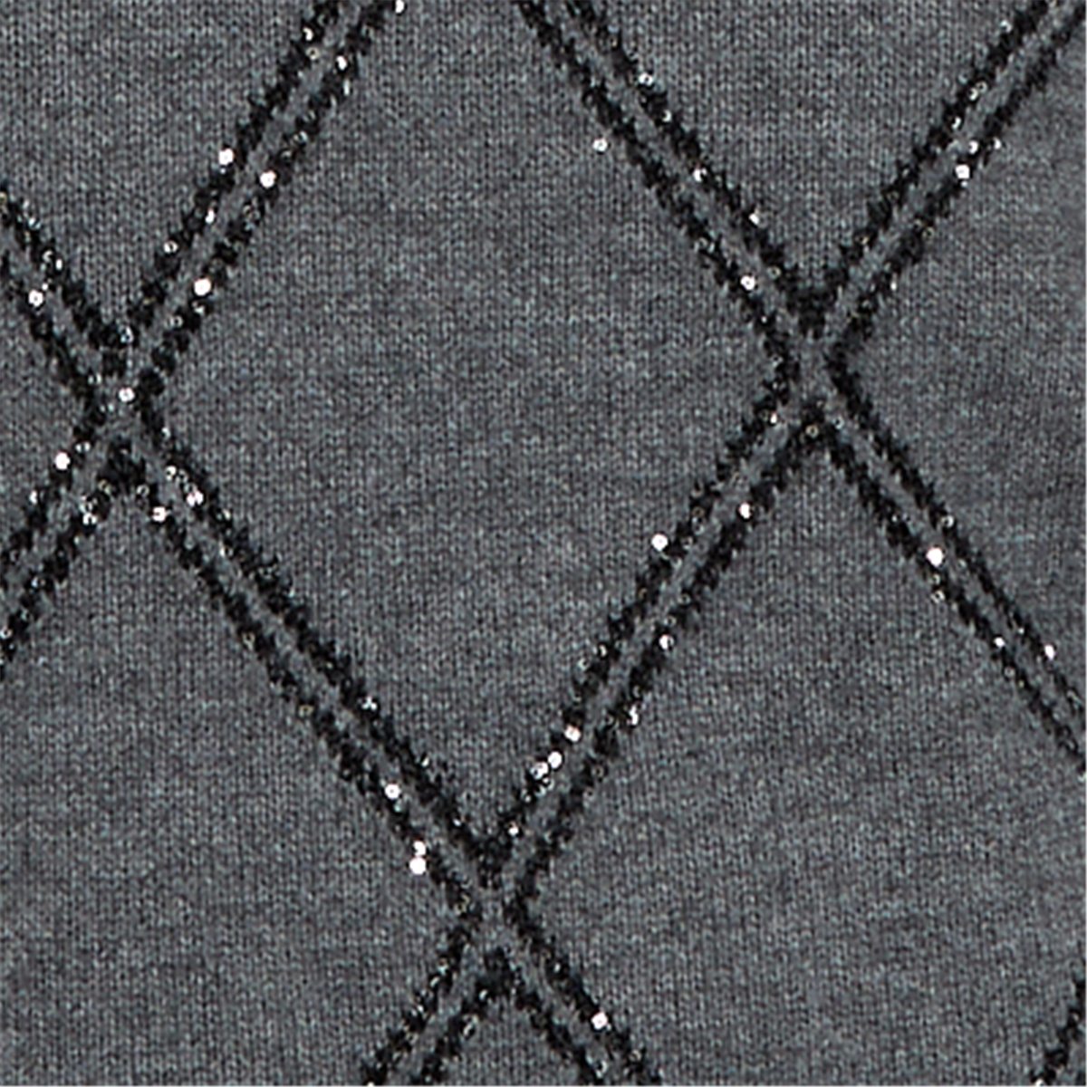 Petite Alfred Dunner Regent Street Diamond Two in One Sweater