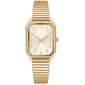 Womens Gold-Tone Champagne Sunray Dial Watch - 14915G-07-A27 - image 1
