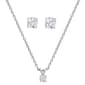 Nova Star(R) Sterling Silver 1ctw. Pendant & Earring Set - image 1