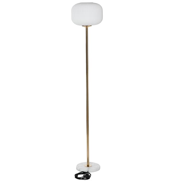 9th & Pike&#174; White Metal Modern Floor Lamp