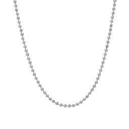 Sterling Silver 20in. Bead Chain Necklace