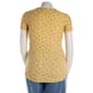 Womens Maternity Due Time Short Sleeve Floral Bow Blouse - image 3