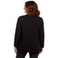 Plus Size Kasper 3/4 Sleeve Pucker Texture Open Cardigan - image 2