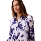 Womens Calvin Klein Long Sleeve Abstract Button Front Blouse - image 4
