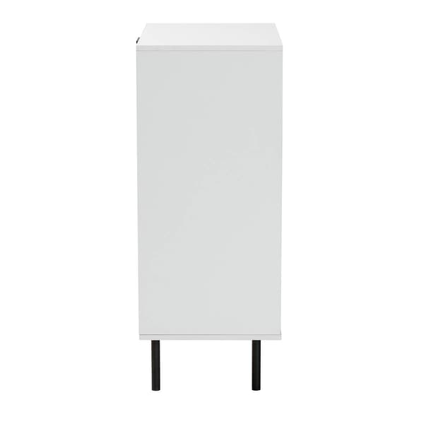 Baxton Studio Karima Two-Tone Wood 5-Drawer Storage Cabinet