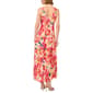 Womens MSK Sleeveless Square Neck Foil Floral Challis Maxi Dress - image 2