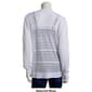 Womens 89th & Madison Long Sleeve Pointelle Crispy Cardigan - image 2